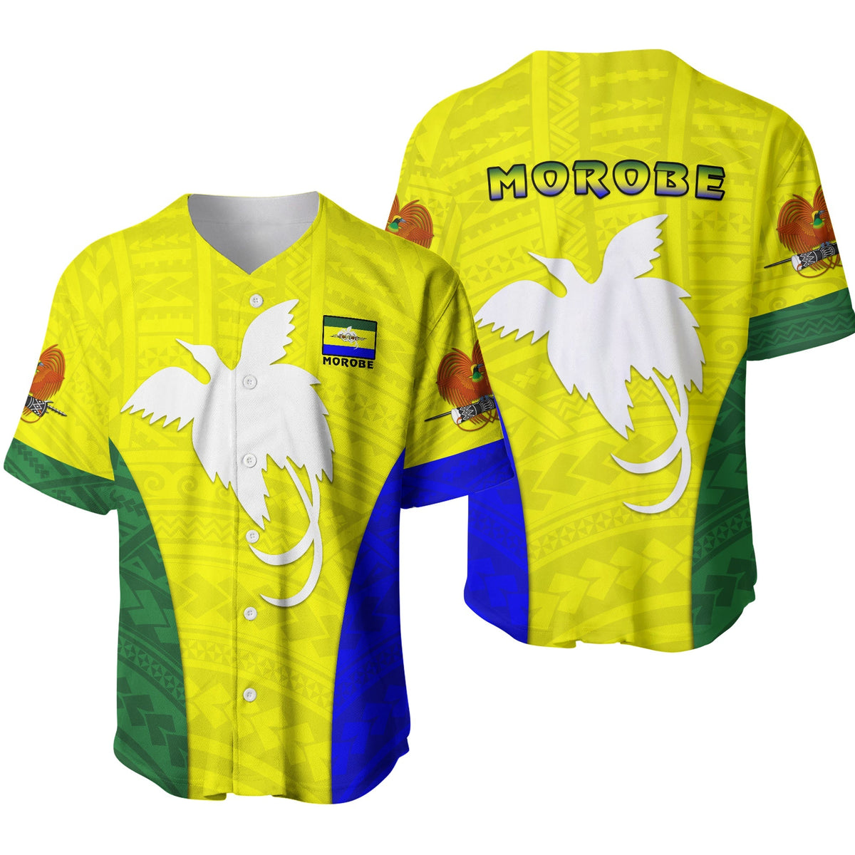 Morobe Province Baseball Jersey Papua New Guinea LT13 - Wonder Print Shop