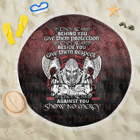 Wonder Print Shop Beach Blanket - Against You Show No Mercy Beach Blanket RLT12 - Wonder Print Shop
