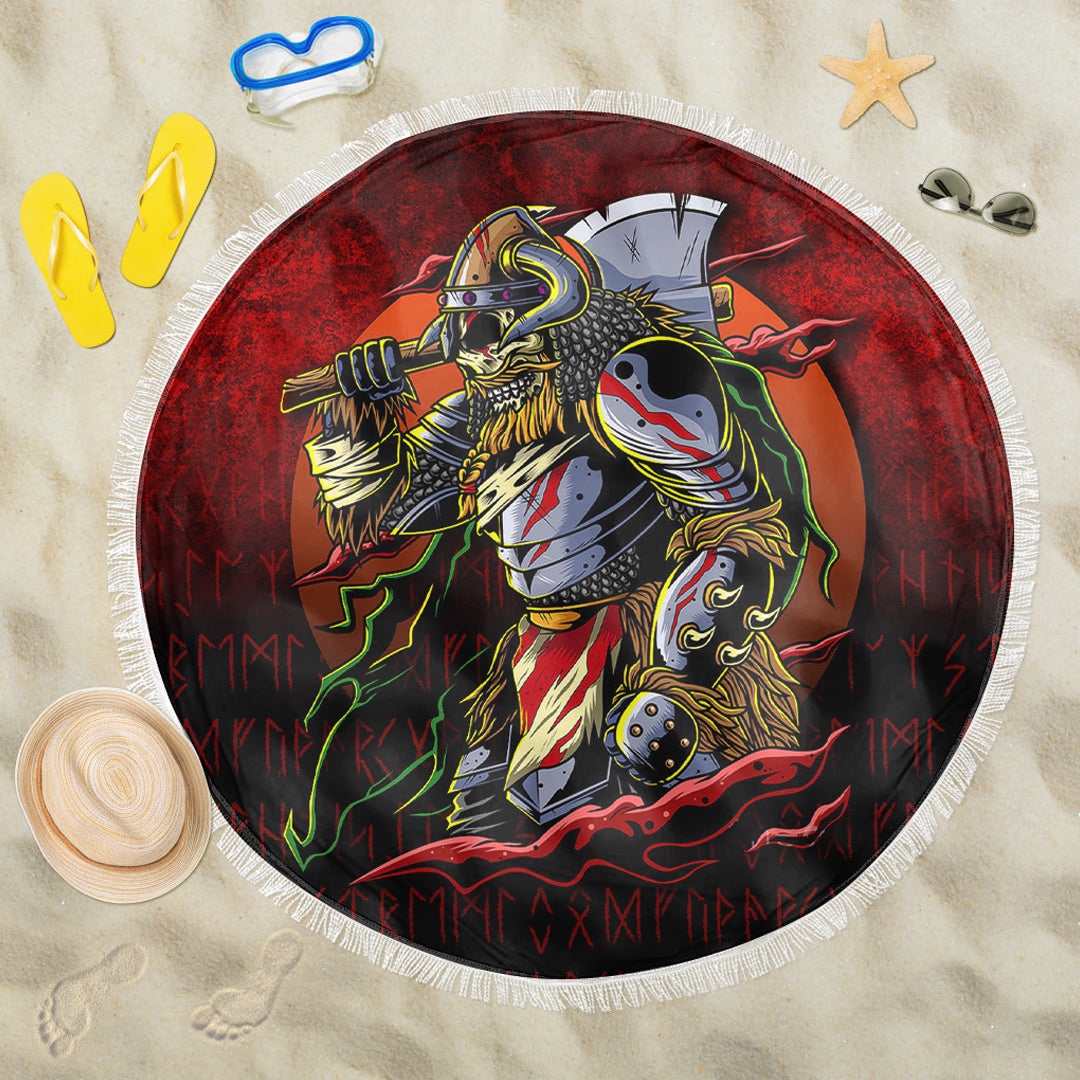 Viking Bathroom Set Samurai Viking Warrior Ronin Berserk Armor Axe Bathroom Set RLT12 - Wonder Print Shop