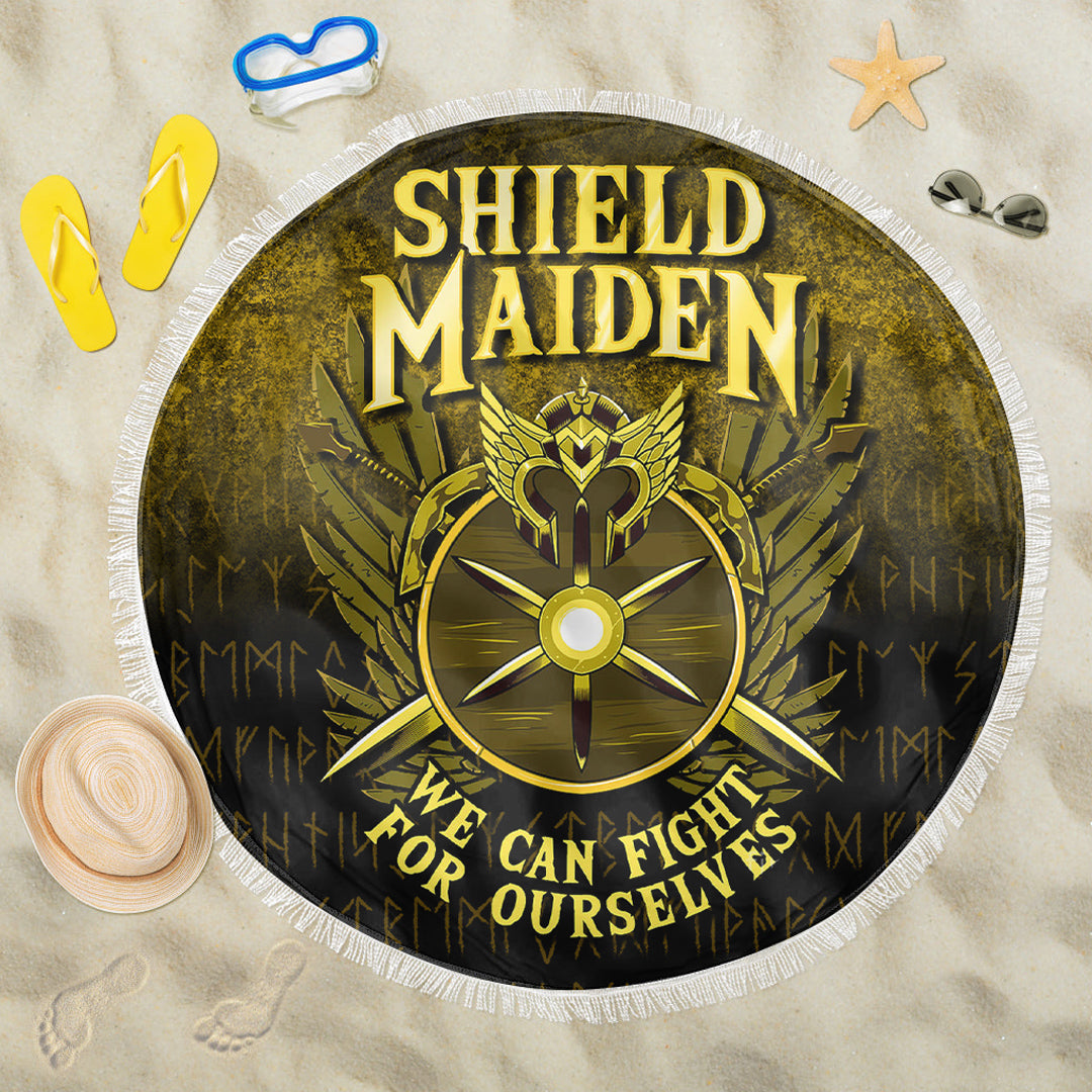 Viking Bathroom Set Shield Maiden We Can Fight For Ourselves Bathroom Set RLT12 - Wonder Print Shop