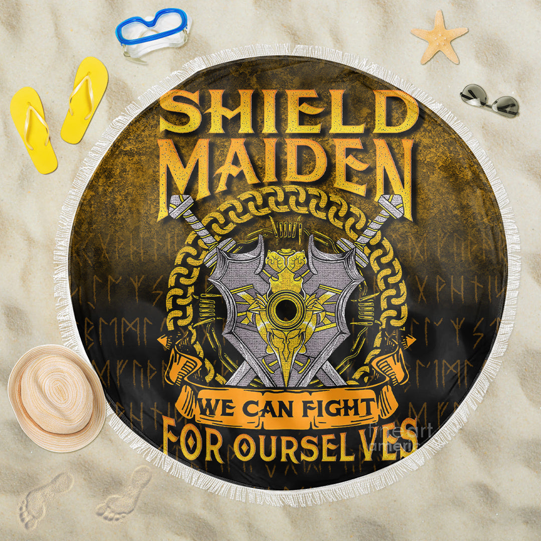 Viking Bathroom Set Shield Maiden We Can Fight For Ourselves Bathroom Set RLT12 - Wonder Print Shop