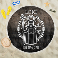 Wonder Print Shop Beach Blanket - Loki The Magician Beach Blanket RLT12 - Wonder Print Shop
