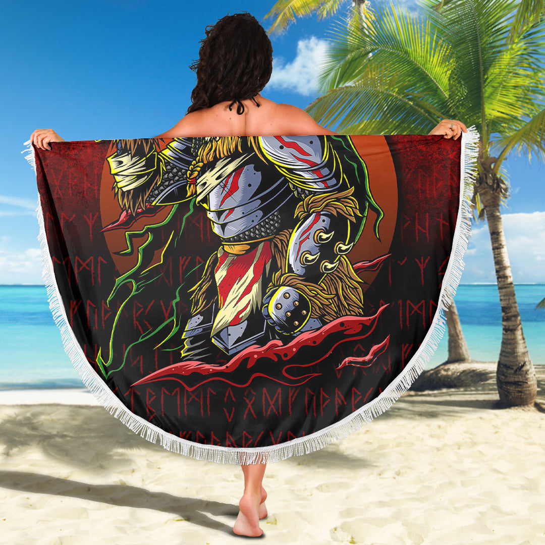 Viking Bathroom Set Samurai Viking Warrior Ronin Berserk Armor Axe Bathroom Set RLT12 - Wonder Print Shop