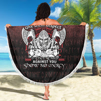 Wonder Print Shop Beach Blanket - Against You Show No Mercy Beach Blanket RLT12 - Wonder Print Shop