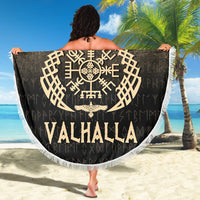 Wonder Print Shop Beach Blanket - Victory or Valhalla - Gold Version Beach Blanket RLT12 - Wonder Print Shop