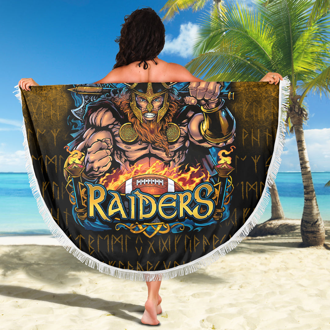 Viking Beach Blanket Viking Nordic Raiders Beach Blanket RLT12 - Wonder Print Shop
