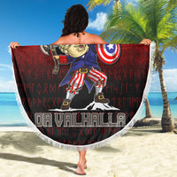 Viking Beach Blanket America Or Valhalla Beach Blanket RLT12 - Wonder Print Shop