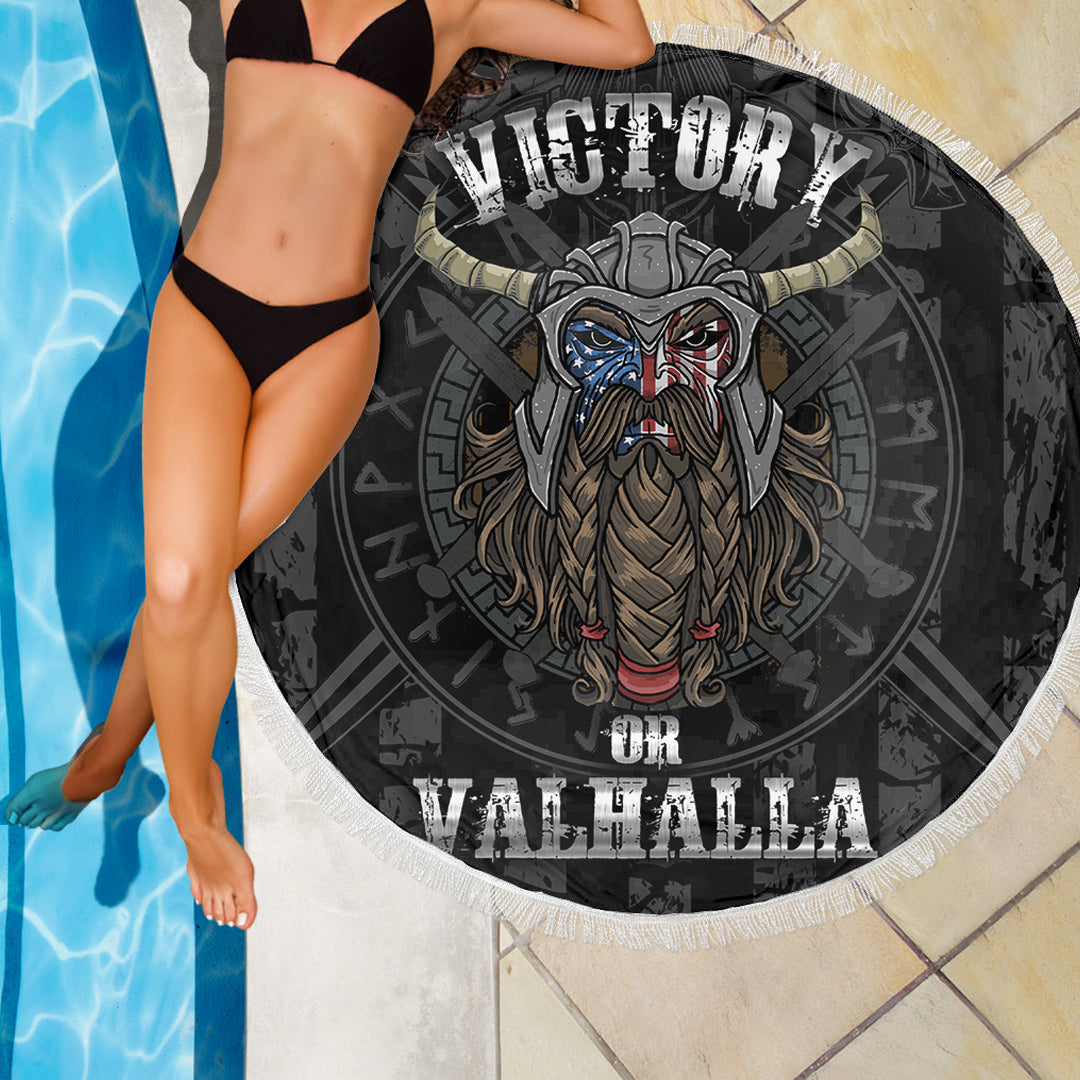 Viking Beach Blanket Victory or Valhalla Beach Blanket RLT12 - Wonder Print Shop