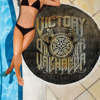 Wonder Print Shop Beach Blanket - Victory or Valhalla Beach Blanket RLT12 - Wonder Print Shop
