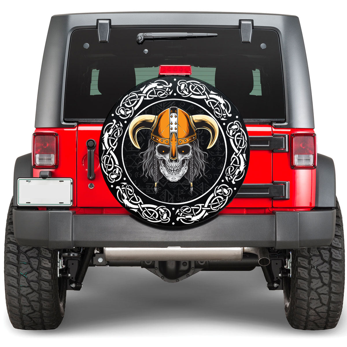 Viking Bearded Viking Viking Spare Tire Cover RLT12 - Wonder Print Shop