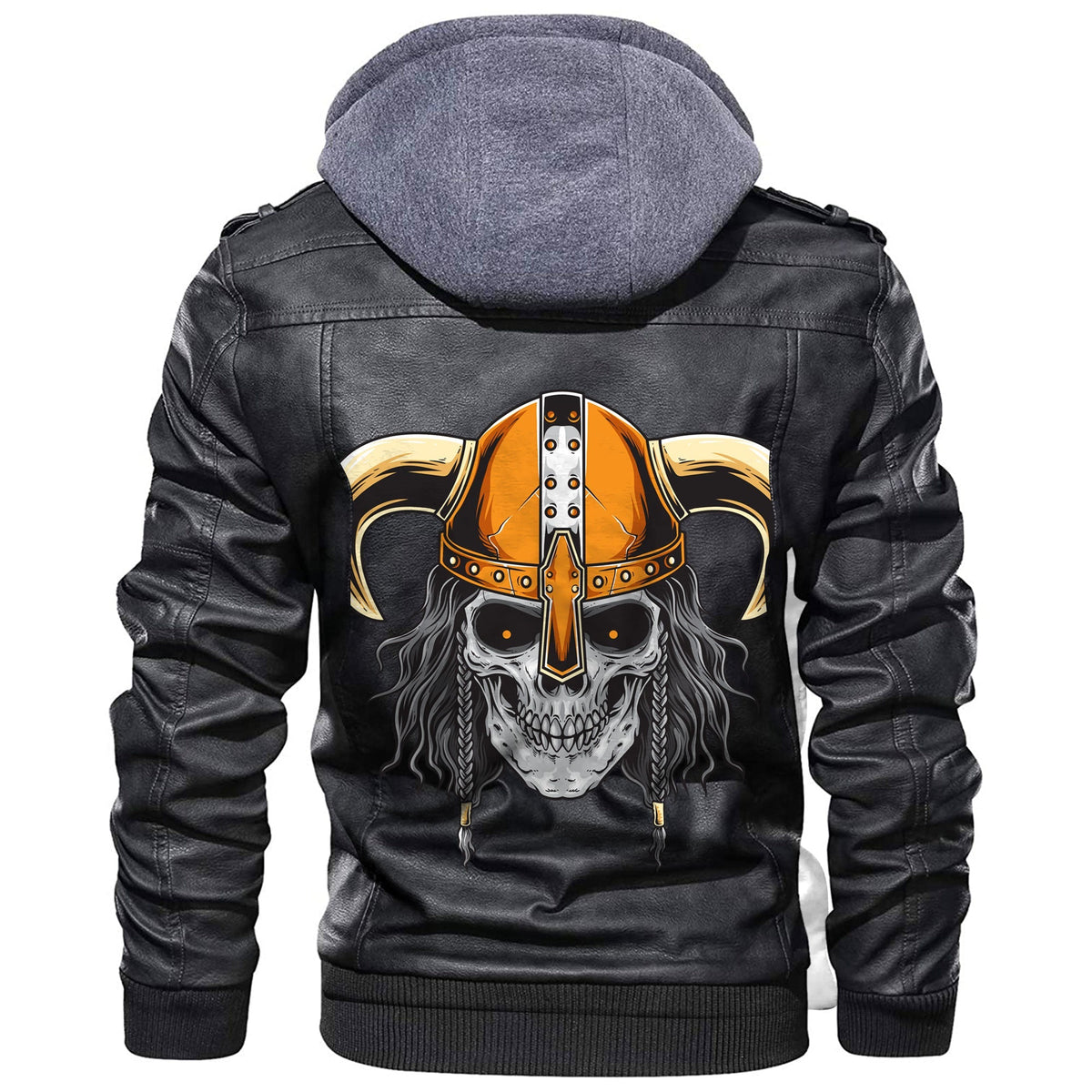 Viking Bearded Viking Leather Jacket RLT12 - Wonder Print Shop