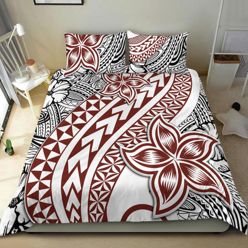 Traditional Polynesian Tribal Tattoo Retro Bedding Set LT9 - Wonder Print Shop