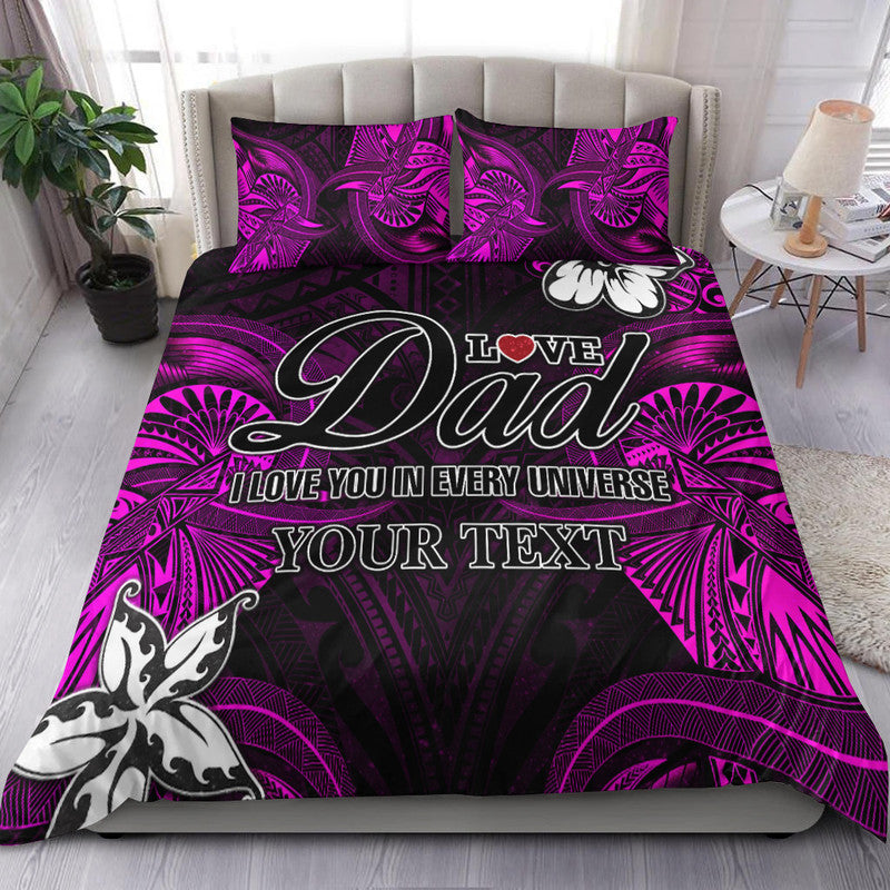custom-personalised-polynesian-fathers-day-bedding-set-i-love-you-in-every-universe-pink