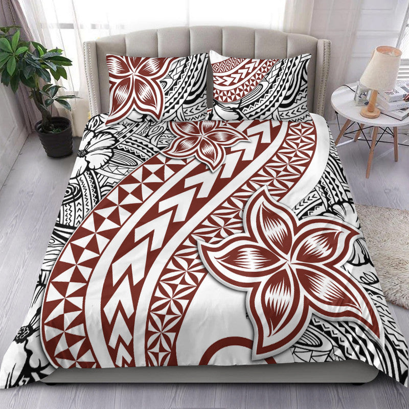 Traditional Polynesian Tribal Tattoo Retro Bedding Set LT9 - Wonder Print Shop