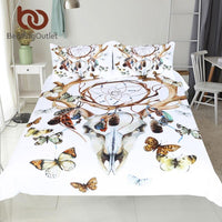 Butterfly Gothic Dreamcatcher Native American Bedding Set LT10 - Wonder Print Shop