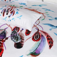 Dreamcatcher Watercolor Peace Native American Bedding Set LT10 - Wonder Print Shop
