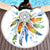 Dreamcatcher Round Colorful Native American Beach Towel LT10 - Wonder Print Shop