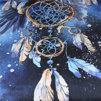 Native American Dreamcatcher Blue Galaxy Decorative Tapestry LT10 - Wonder Print Shop