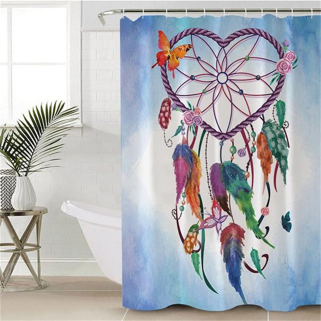 heart-dreamcatcher-flower-pink-blue-butterfly-native-american-design-shower-curtain
