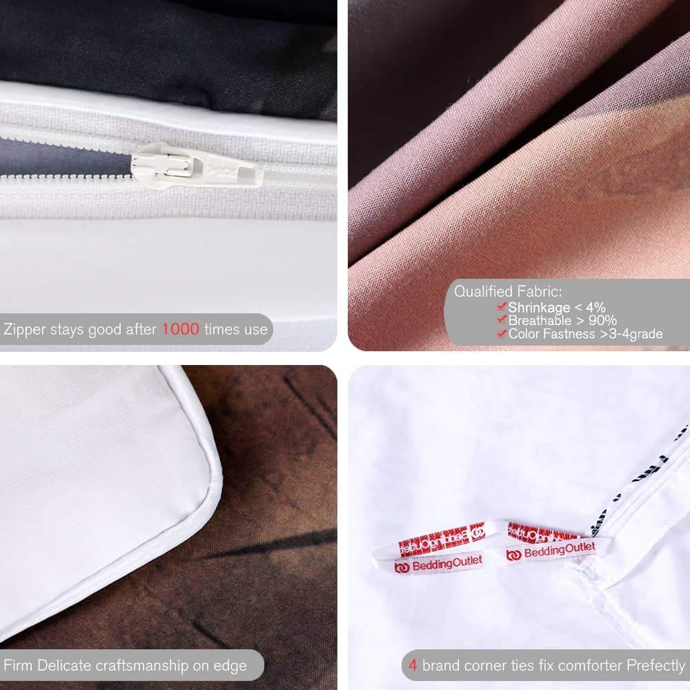 Two Colors Wolf Dreamcatcher Native American Bedding Set LT10 - Wonder Print Shop