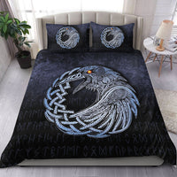 Viking Bedding Set Vikings Raven Special Blue Version Bedding Set RLT12 - Wonder Print Shop