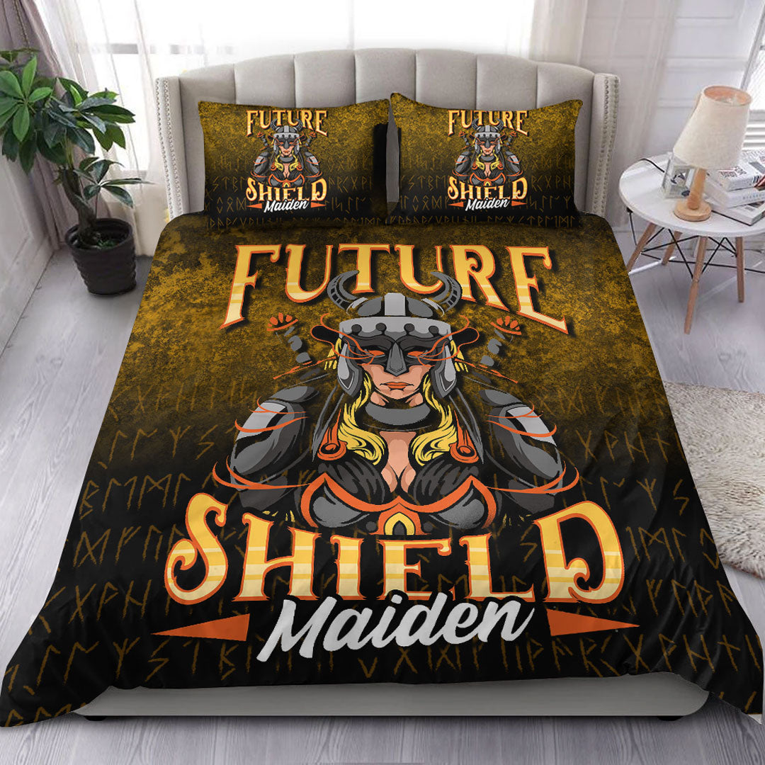 Viking Bedding Set Future Shield Maiden Bedding Set RLT12 - Wonder Print Shop