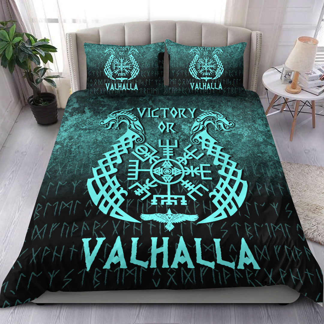 Wonder Print Shop Bedding Set - Victory or Valhalla - Cyan Version Bedding Set RLT12 - Wonder Print Shop