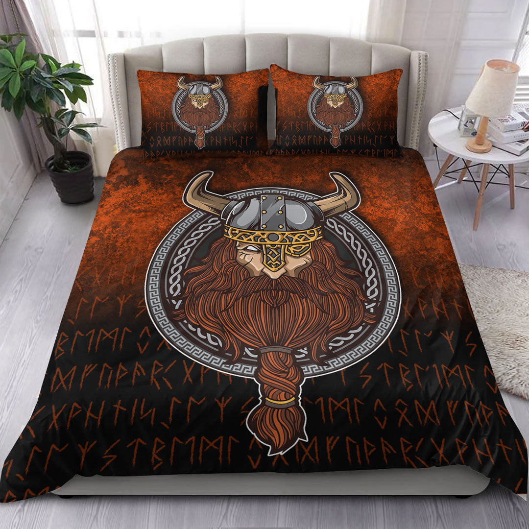 Viking Bedding Set Viking Warrior Odin Valhalla Bedding Set RLT12 - Wonder Print Shop