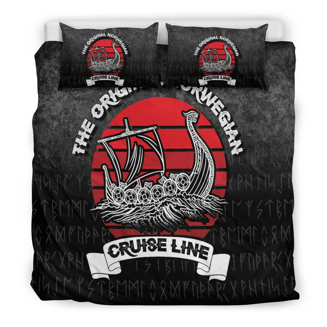 Viking Bedding Set The Original Norwegian Cruise Line Bedding Set RLT12 - Wonder Print Shop