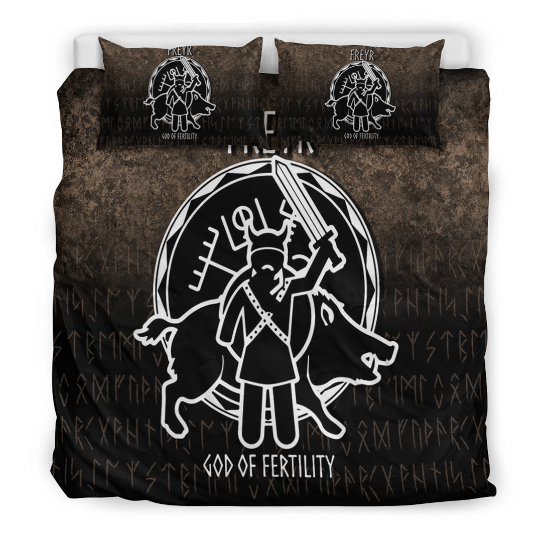 Wonder Print Shop Bedding Set - Freyr God Of Fertility Bedding Set RLT12 - Wonder Print Shop