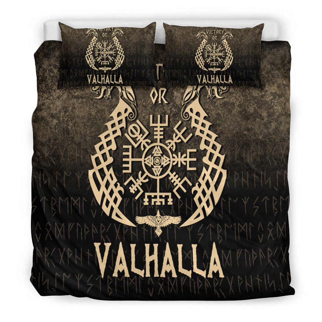 Wonder Print Shop Bedding Set - Victory or Valhalla - Gold Version Bedding Set RLT12 - Wonder Print Shop