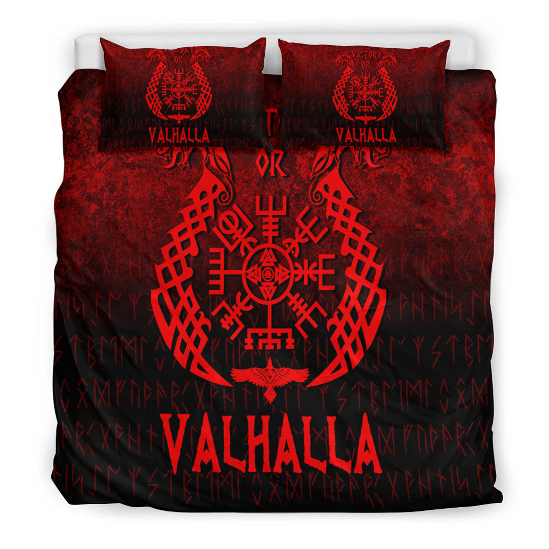 Wonder Print Shop Bedding Set - Victory or Valhalla - Red Version Bedding Set RLT12 - Wonder Print Shop