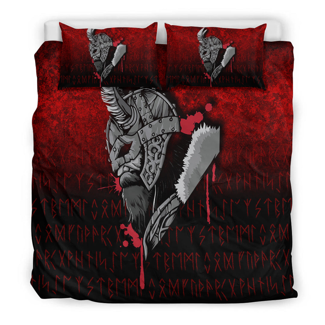 Viking Bedding Set Viking Nordic Odin Bedding Set RLT12 - Wonder Print Shop
