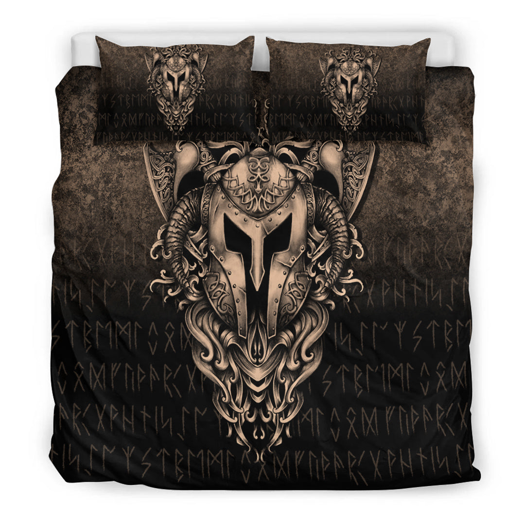 Viking Bedding Set The Armor Of Viking Gold Version Bedding Set RLT12 - Wonder Print Shop