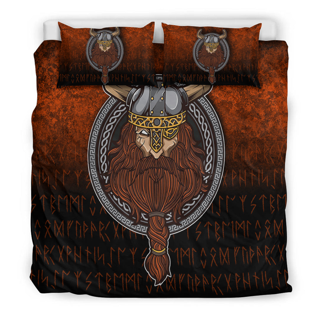 Viking Bedding Set Viking Warrior Odin Valhalla Bedding Set RLT12 - Wonder Print Shop