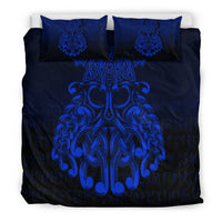 Viking Bedding Set Vikings Odin Valhalla Blue Version Bedding Set RLT12 - Wonder Print Shop