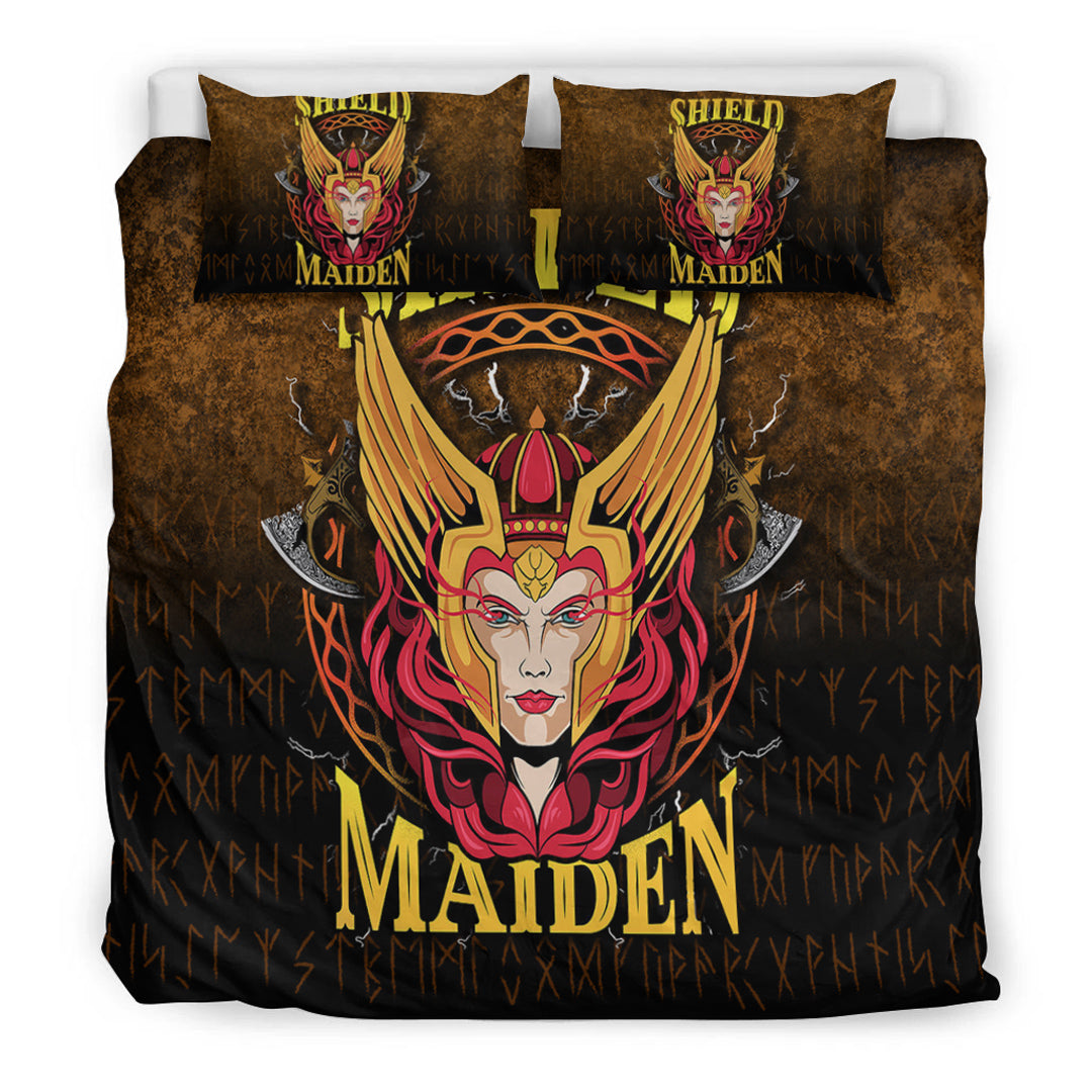 Viking Bedding Set Shield Maiden Bedding Set RLT12 - Wonder Print Shop