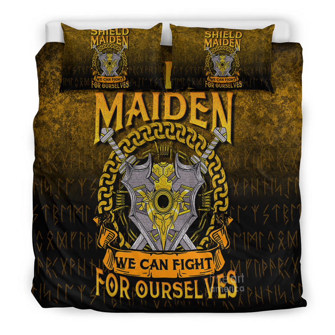 Viking Bedding Set Shield Maiden We Can Fight For Ourselves Bedding Set RLT12 - Wonder Print Shop