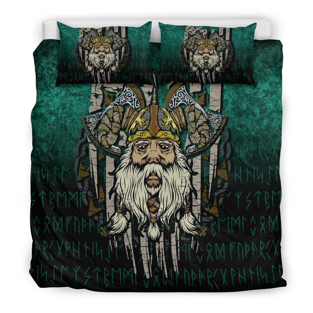 Viking Bedding Set America Odin Bedding Set RLT12 - Wonder Print Shop