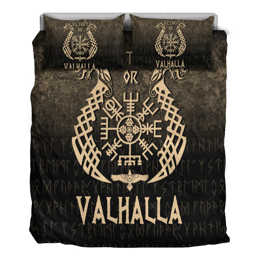 Wonder Print Shop Bedding Set - Victory or Valhalla - Gold Version Bedding Set RLT12 - Wonder Print Shop