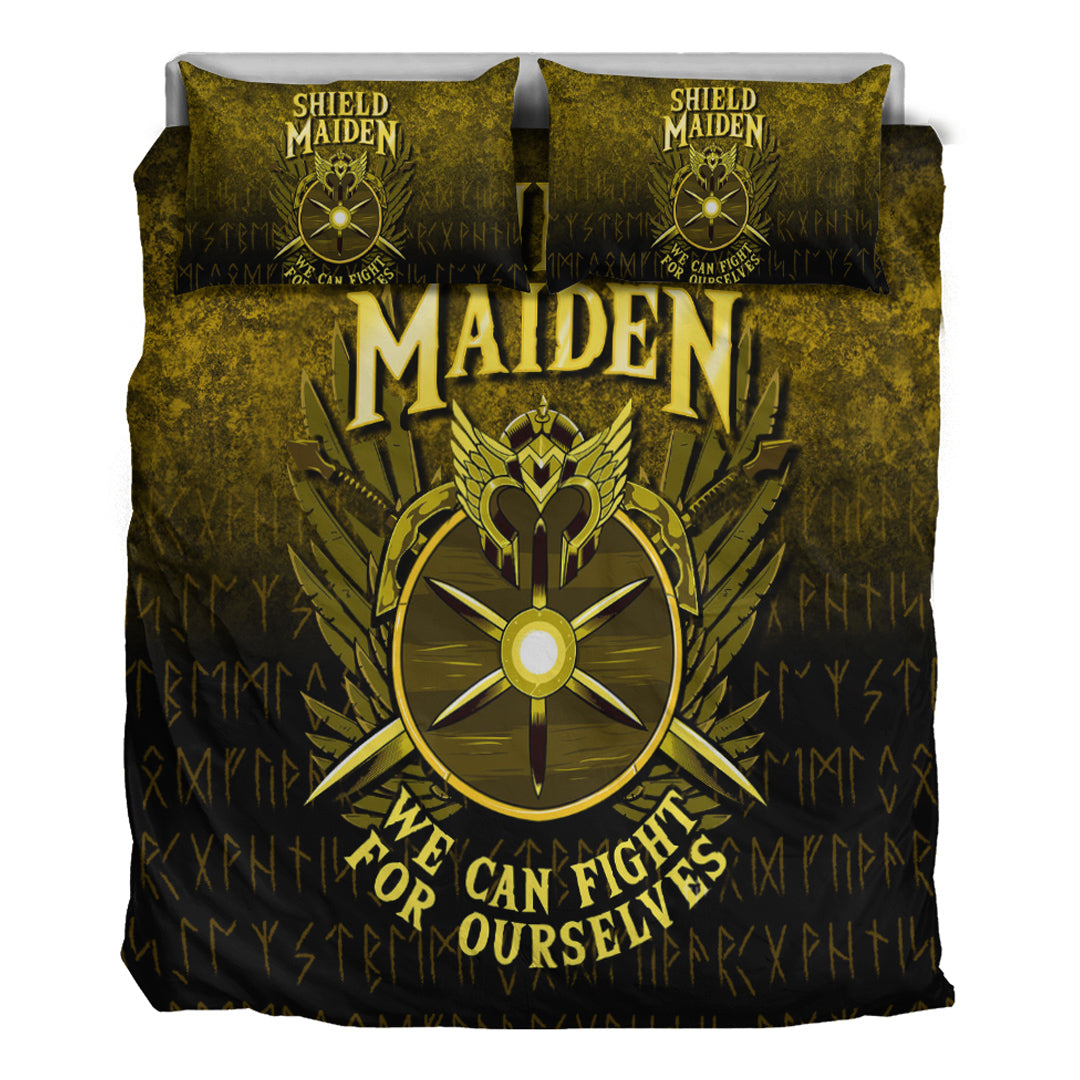 Viking Bedding Set Shield Maiden We Can Fight For Ourselves Bedding Set RLT12 - Wonder Print Shop