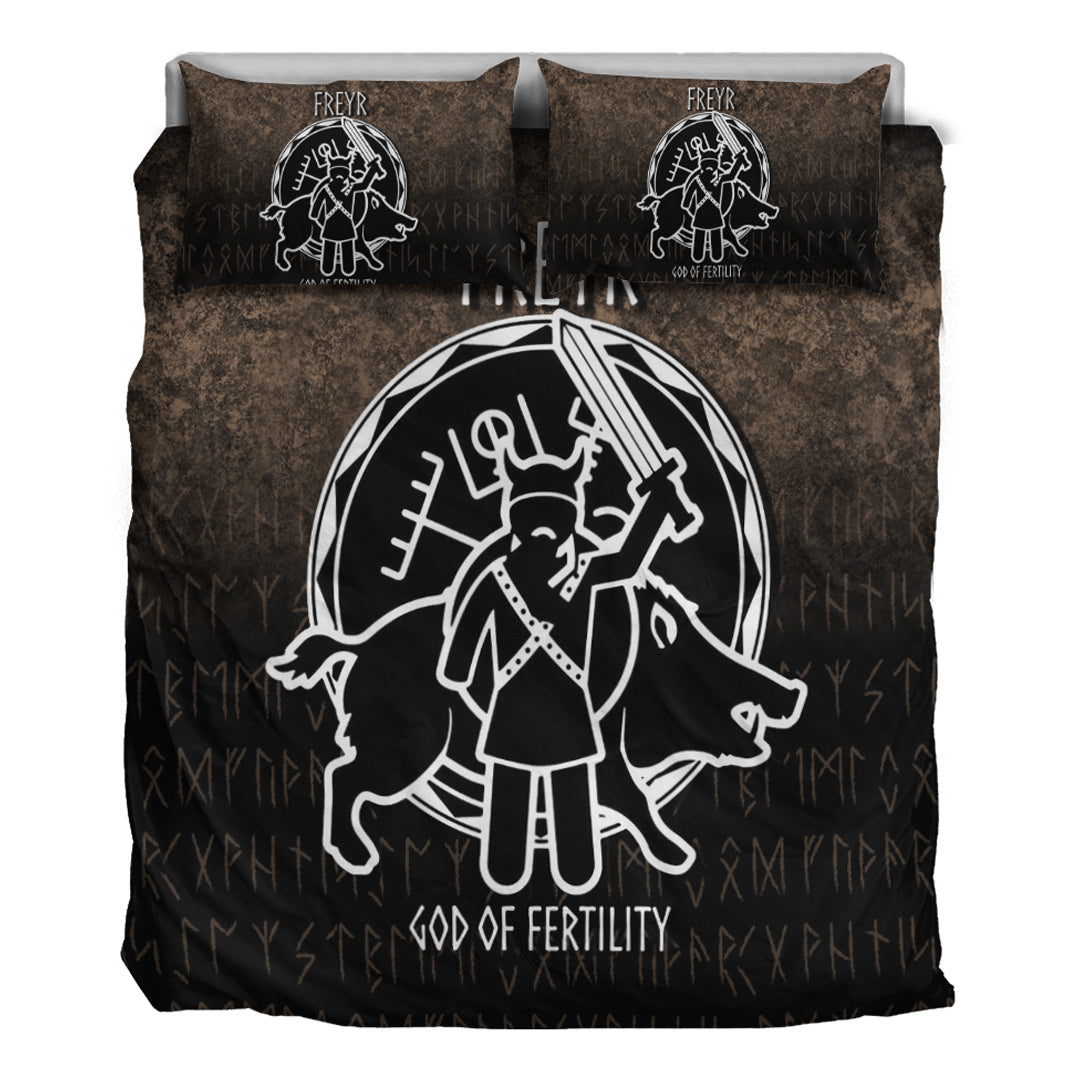 Wonder Print Shop Bedding Set - Freyr God Of Fertility Bedding Set RLT12 - Wonder Print Shop