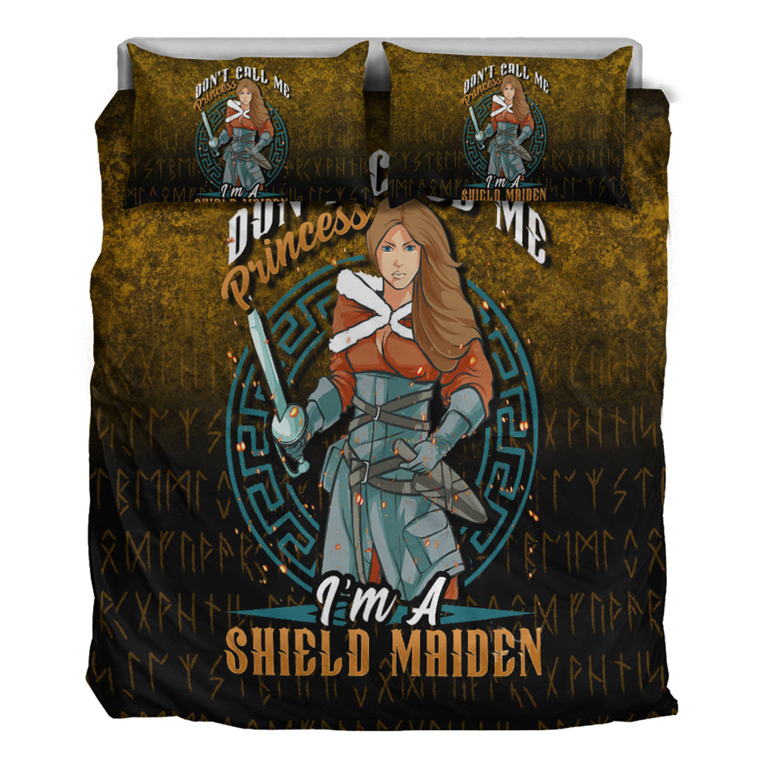 Viking Bedding Set Im A Shield Maiden Bedding Set RLT12 - Wonder Print Shop