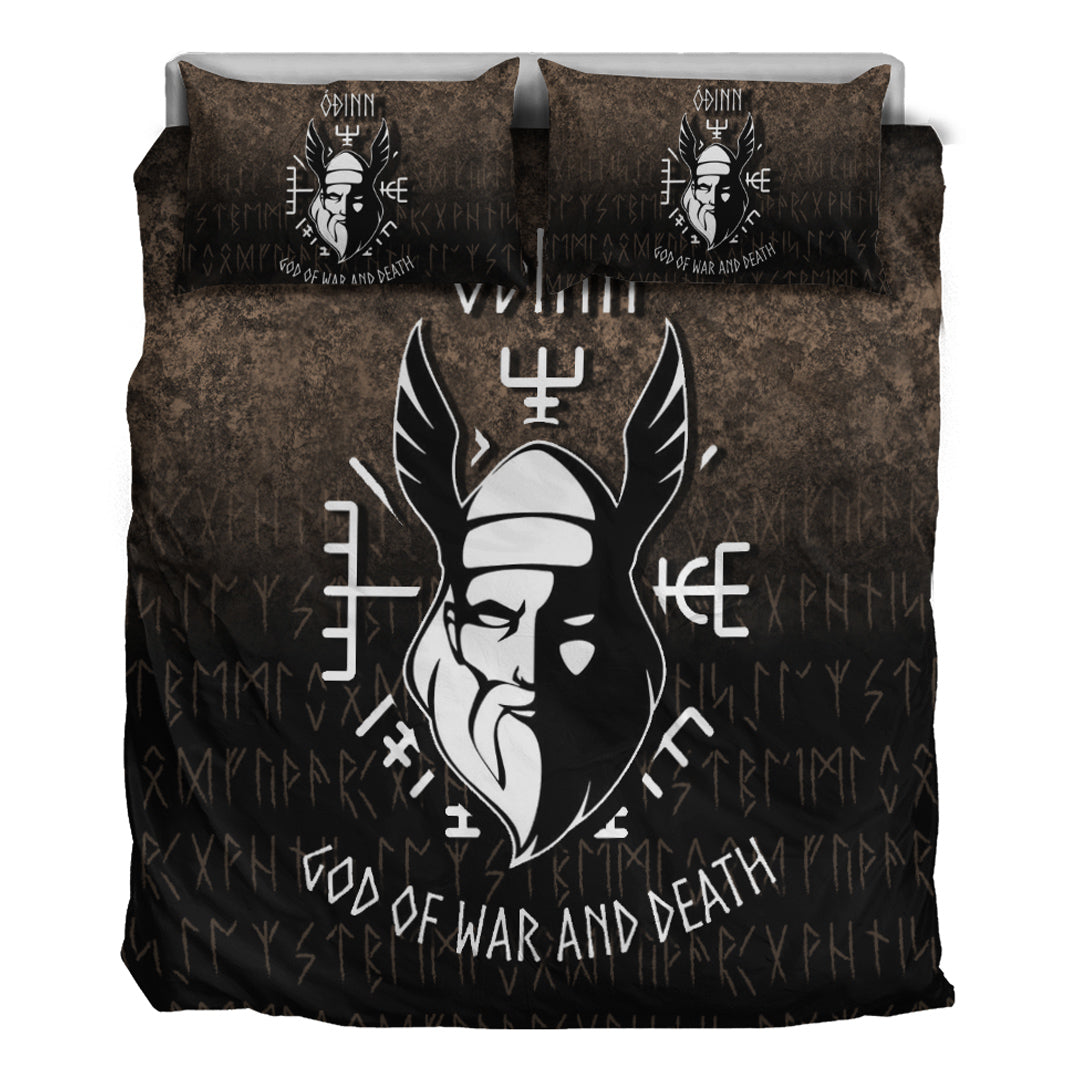 Wonder Print Shop Bedding Set - Odin God Of War and Death Bedding Set RLT12 - Wonder Print Shop