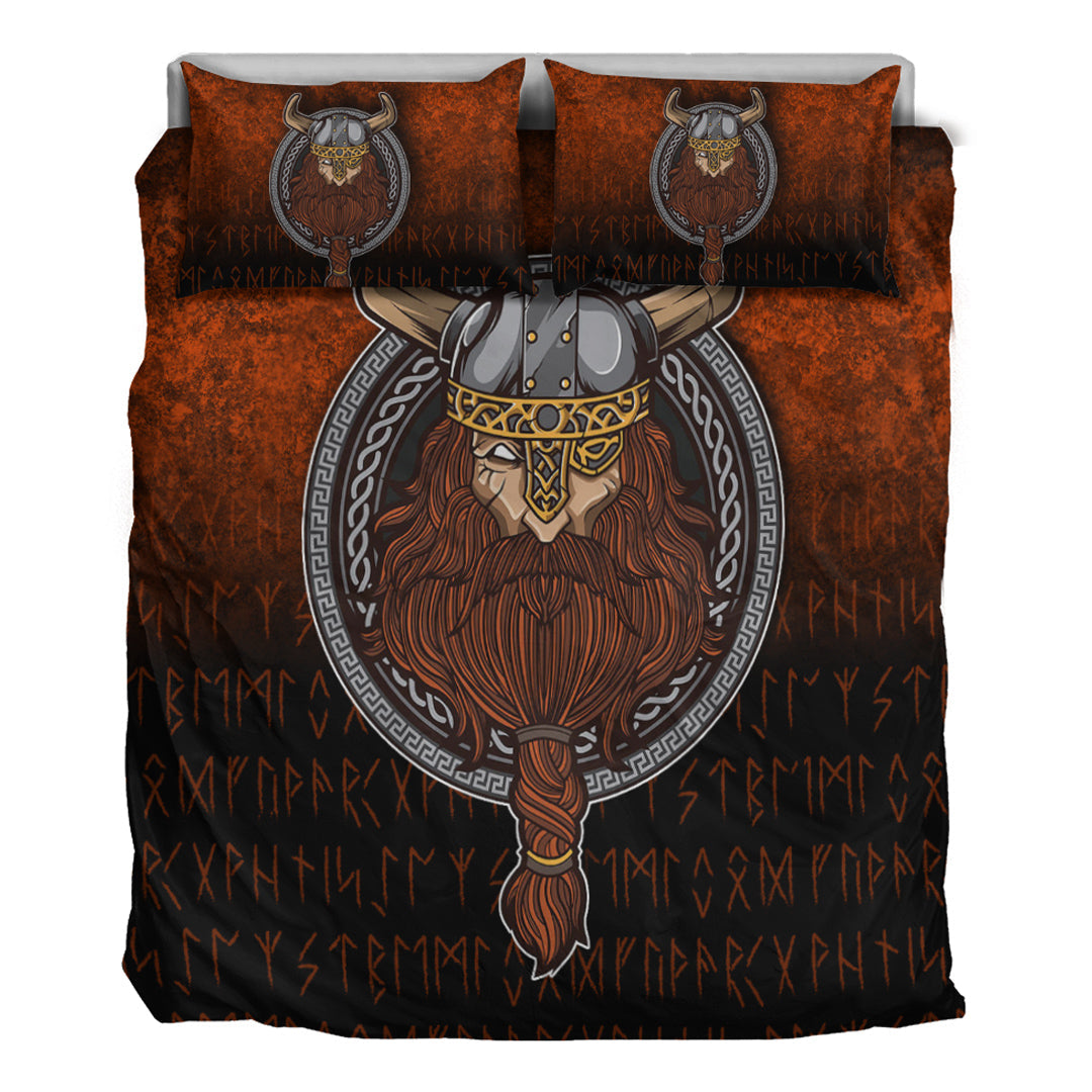 Viking Bedding Set Viking Warrior Odin Valhalla Bedding Set RLT12 - Wonder Print Shop