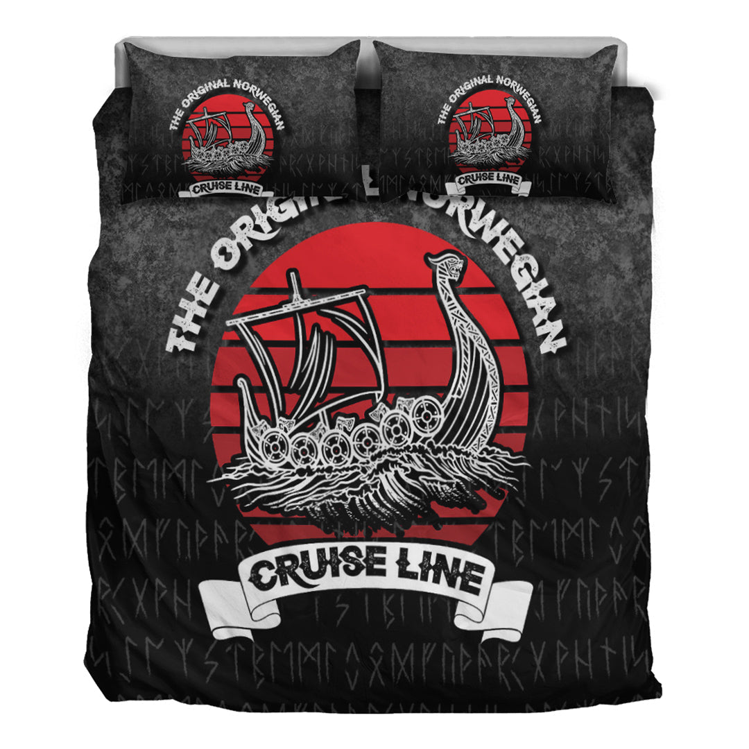 Viking Bedding Set The Original Norwegian Cruise Line Bedding Set RLT12 - Wonder Print Shop