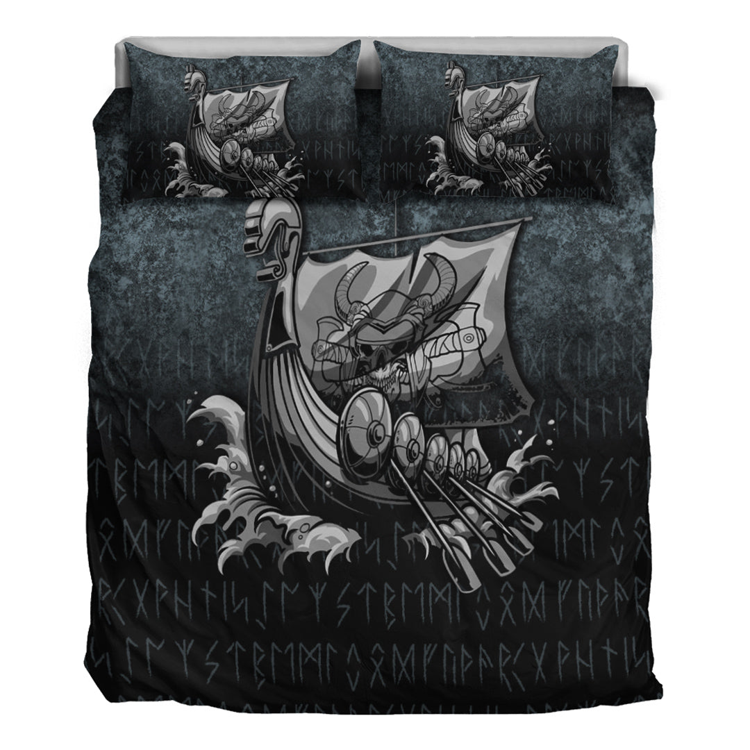 Wonder Print Shop Bedding Set - Victory or Valhalla Drakkar Bedding Set RLT12 - Wonder Print Shop