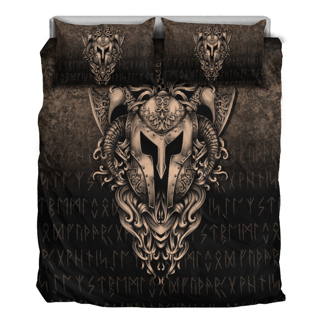 Viking Bedding Set The Armor Of Viking Gold Version Bedding Set RLT12 - Wonder Print Shop