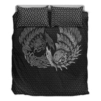 Viking Bedding Set Ragnarok Huginn Muninn Special Version Bedding Set RLT12 - Wonder Print Shop