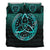 Viking Bedding Set Vegvisir Nordic Viking Rune Cyan Version Bedding Set RLT12 - Wonder Print Shop